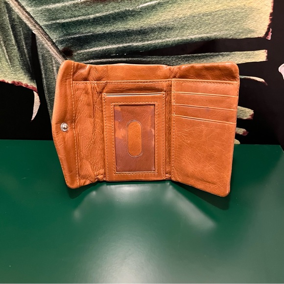 HOBO Bags Hobo Lacy Trifold Wallet In Camel Brown Poshmark